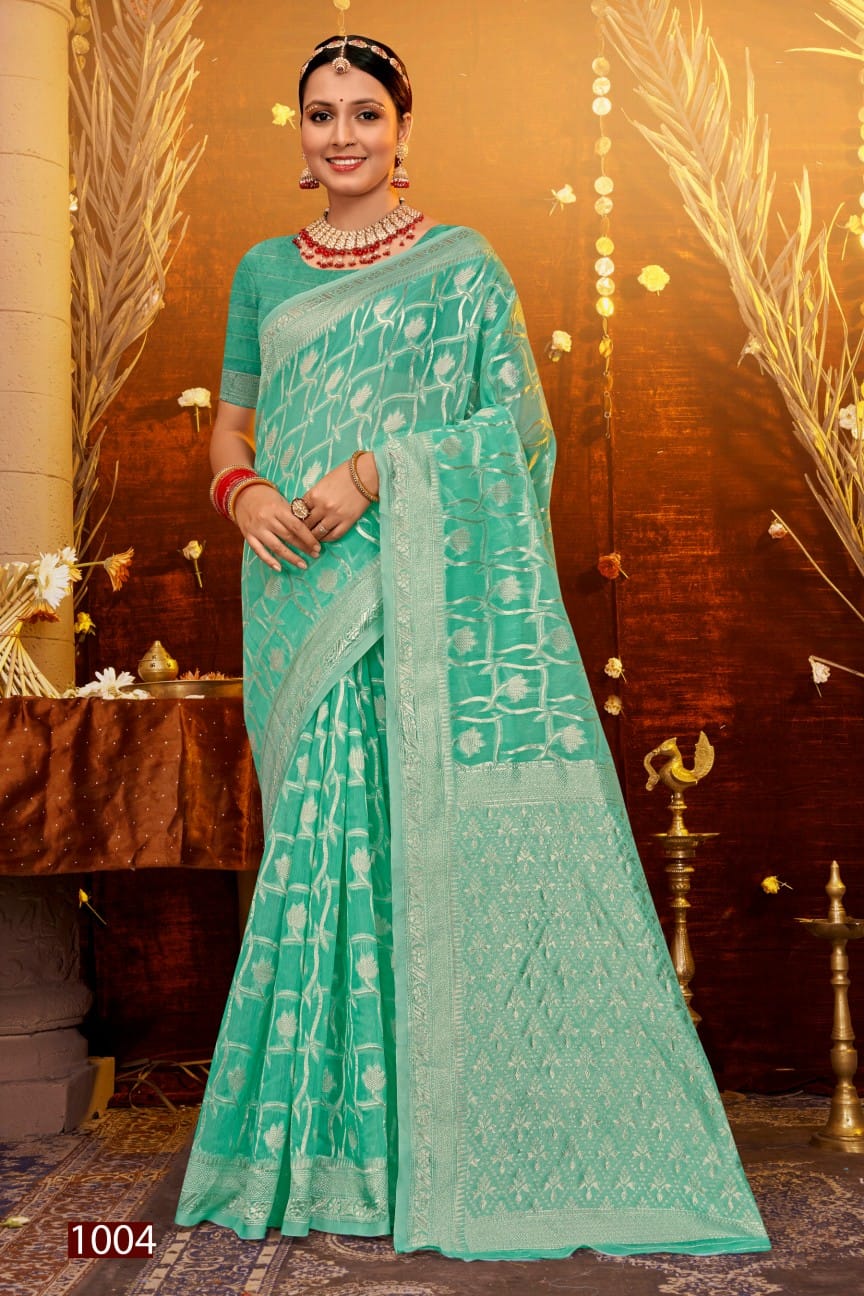Pacific Cotton Vol 6 By Saroj Soft Cotton Rich Pallu Designer Wholesale Sarees Suppliers In India
